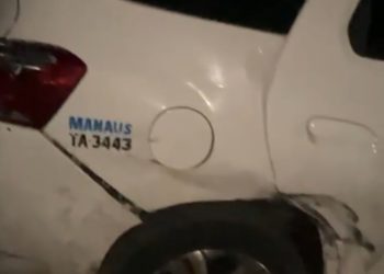 Taxista é baleado em tentativa de assalto na rodovia am010. Veja o Vídeo: