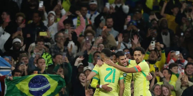 Brasil joga bem e derrota Senegal por 2 a 0 em amistoso em Londres