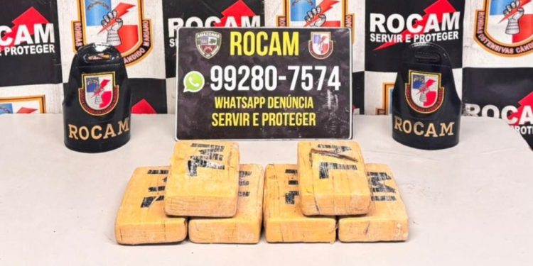 Polícia apreende seis tabletes de droga enterrada em casa na zona norte de Manaus