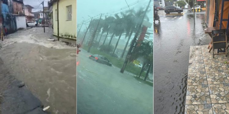 Chuva forte causa 77 ocorrências em Manaus nesta quarta