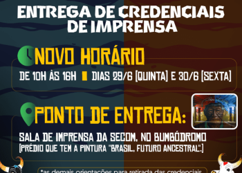 Governo do Amazonas inicia entrega de credenciais de imprensa para cobertura do 56º Festival Folclórico de Parintins