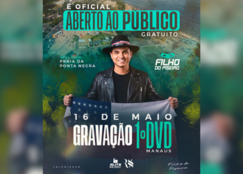 Filho do Piseiro anuncia gravação de 1º DVD em show gratuito na Ponta Negra
