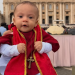 ‘Mini Papa’: bebê brasileiro encanta Leão XIV e recebe bênção no Vaticano