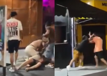 ‘Bebida e ciúmes’: briga generalizada chama atenção no Centro de Manaus; VEJA