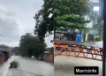 VÍDEO: chuva alaga ruas e igarapé transborda na zona leste de Manaus