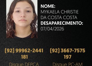 DESAPARECIDOS: menina e homem somem nas zonas norte e leste de Manaus