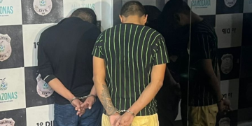 Assalto a loja de autopeças termina com dois presos em Manaus