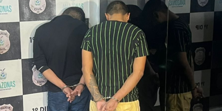 Assalto a loja de autopeças termina com dois presos em Manaus