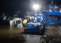 VÍDEO: balsa empurrador sai de Manaus e naufraga próximo a Santarém