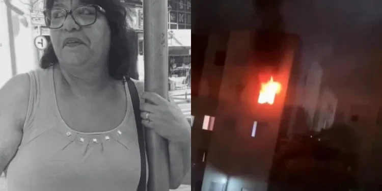 VÍDEO: homem esfaqueia ex e incendeia prédio; vizinha morre asfixiada