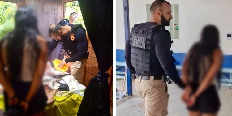 Mulher líder de organização criminosa por tráfico de drogas é presa no AM