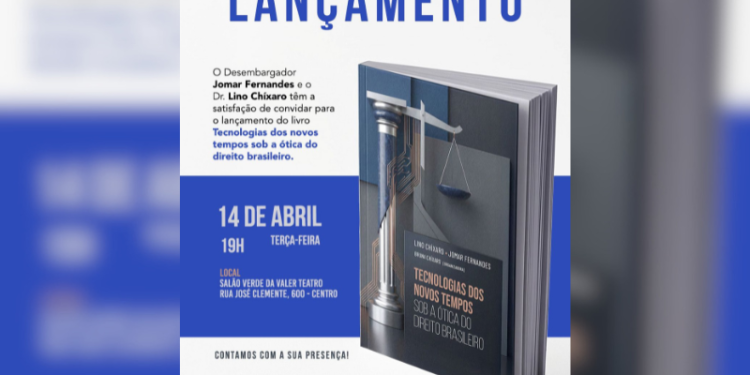 Jomar Fernandes e Lino Chíxaro lançam livro sobre Direito e o mundo digital