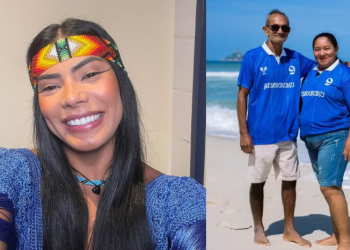 Após BBB 26, cunhã Marciele realiza o sonho dos pais de conhecer o mar