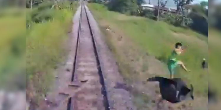 VÍDEO: menino é lançado a 7 metros de distância após trem atingir caminhonete