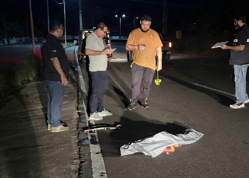 Mãe e filha morrem atropeladas no AM; pai sobrevive e está em estado grave