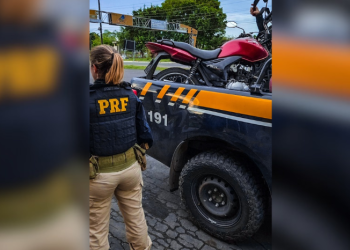 Moto com identificação ‘apagada’ é apreendida pela PRF na BR-319