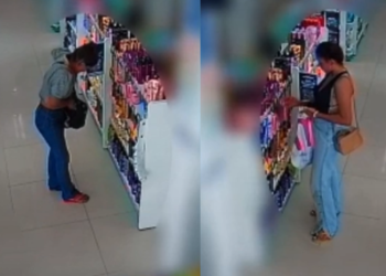 PROCURADAS: ladras furtam produtos de farmácia em Manaus; VEJA VÍDEO
