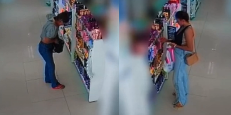 PROCURADAS: ladras furtam produtos de farmácia em Manaus; VEJA VÍDEO