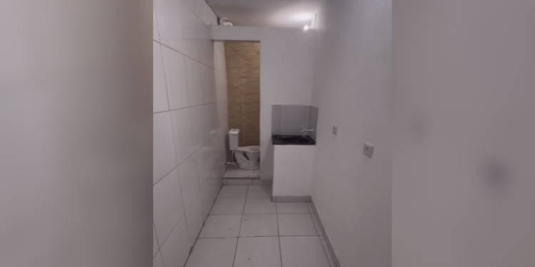 Quitinete de R$ 500 vira meme pelo tamanho: “Dá pra limpar com lencinho”