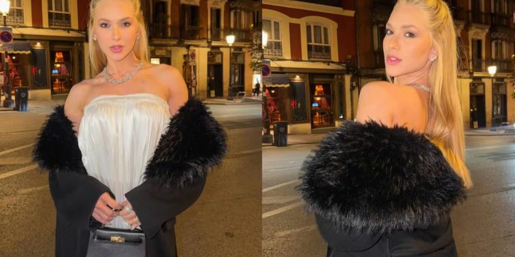 Virginia usa bolsa rara de grife de cerca de R$ 140 mil em jantar em Madri